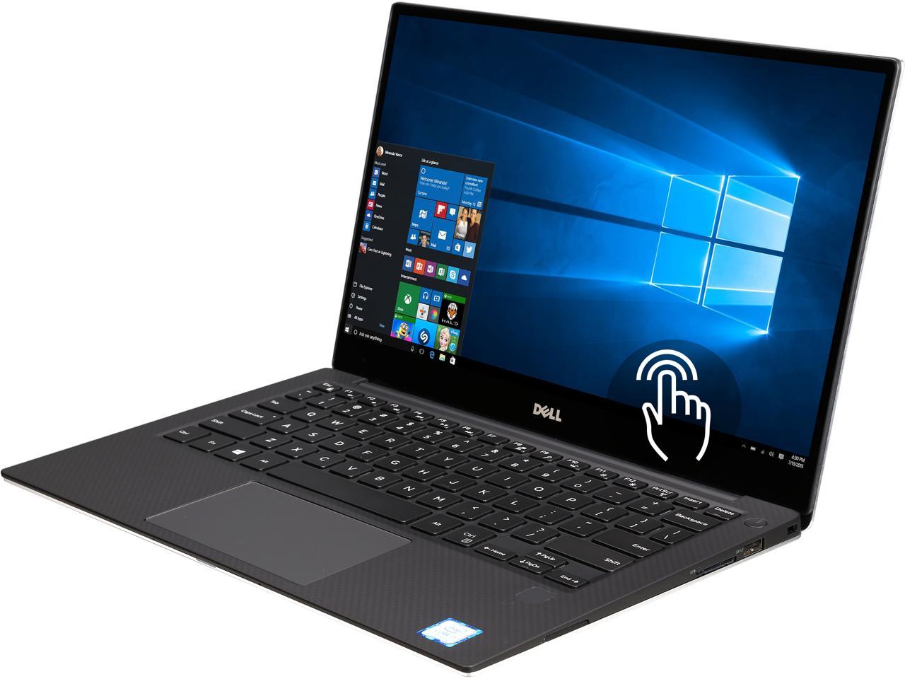 DELL Laptop XPS 13 XPS9360-7680SLV Intel Core i7 7th Gen 7560U (2.4 GHz) 16 GB Memory 1 TB PCIe SSD Intel Iris Plus Graphics 640 13.3" Touchscreen Windows 10 Home 64-Bit