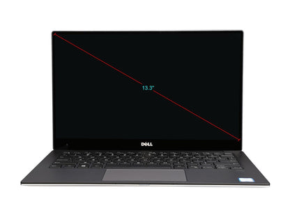 DELL Laptop XPS 13 XPS9360-7680SLV Intel Core i7 7th Gen 7560U (2.4 GHz) 16 GB Memory 1 TB PCIe SSD Intel Iris Plus Graphics 640 13.3" Touchscreen Windows 10 Home 64-Bit