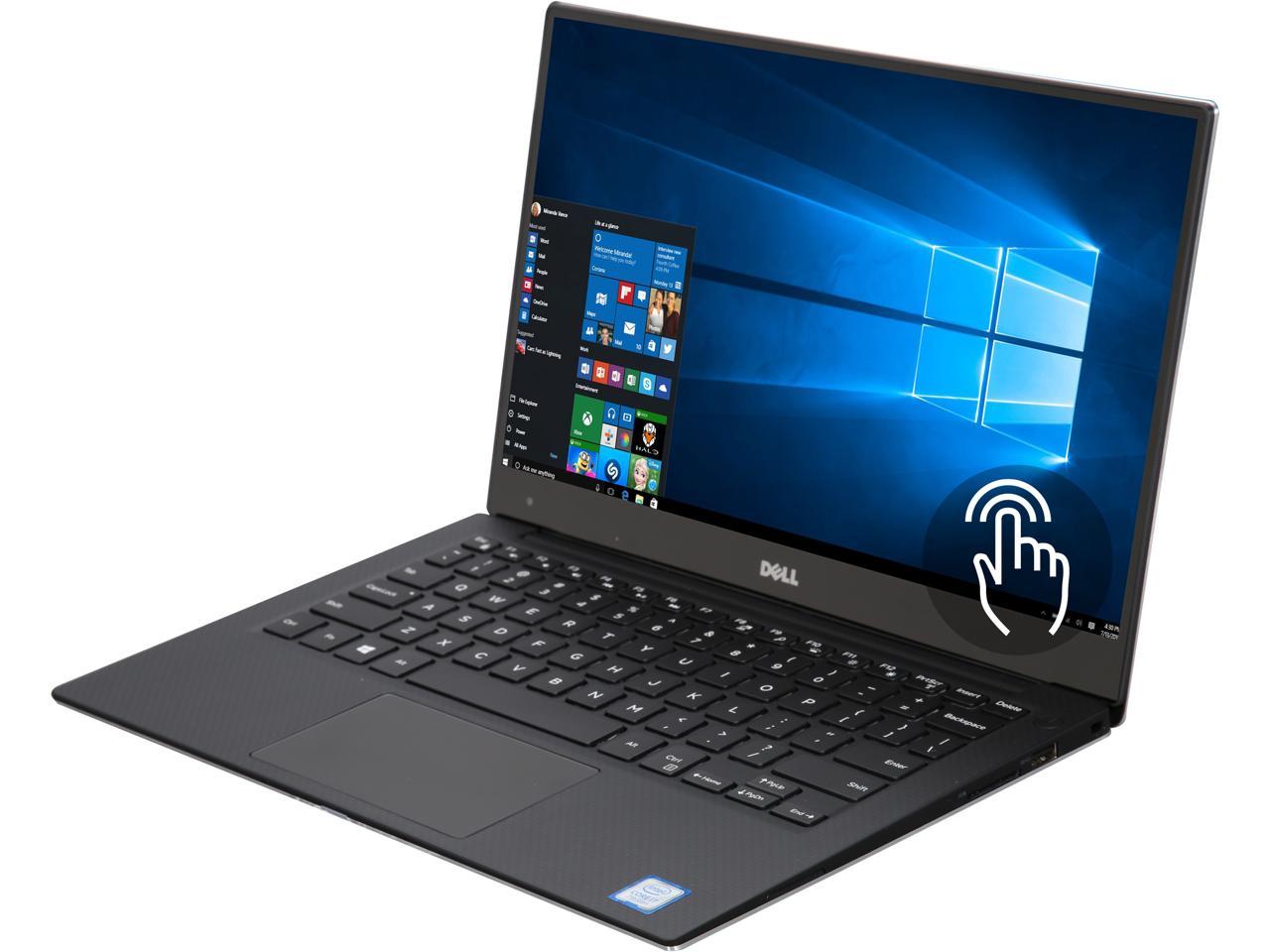 DELL Notebook XPS 13 (9360) XPS9360-7336SLV Intel Core i7 7th Gen 7500U (2.70 GHz) 16 GB Memory 512 GB SSD Intel HD Graphics 620 13.3" Touchscreen Windows 10 Home 64bit English