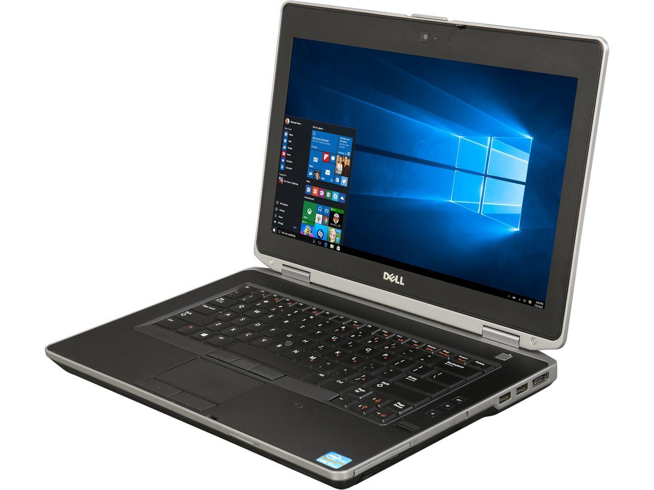 DELL B Grade Laptop E6430 Intel Core i5 3rd Gen 3210M (2.50 GHz) 4 GB Memory 250 GB HDD 14.0" Windows 10 Home 64-Bit