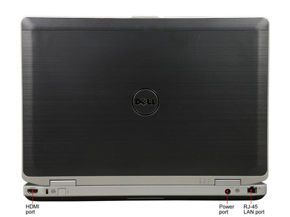 DELL B Grade Laptop E6430 Intel Core i5 3rd Gen 3210M (2.50 GHz) 4 GB Memory 250 GB HDD 14.0" Windows 10 Home 64-Bit