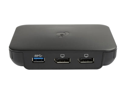IOGEAR Black GUC3CMST USB-C Dual DisplayPort Monitor Portable Dock