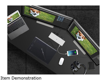 IOGEAR Black GTD735 Quantum Thunderbolt 3 Docking Station Pro 85