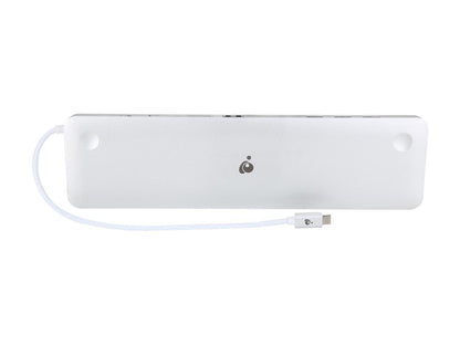 IOGEAR Silver GUD3C32 USB-C Docking Station with 60W Power Delivery