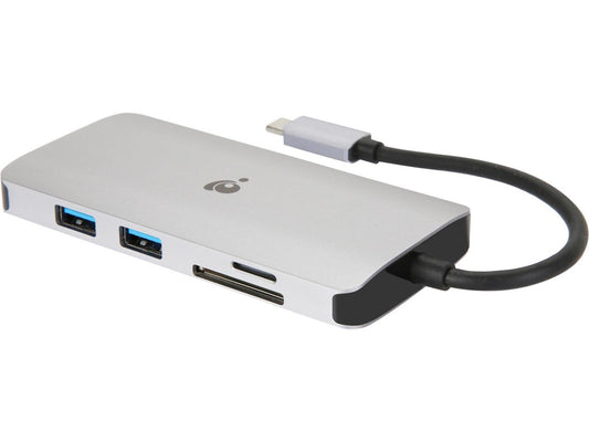 IOGEAR GUD3C06 USB-C Travel Dock with Power Delivery 3.0
