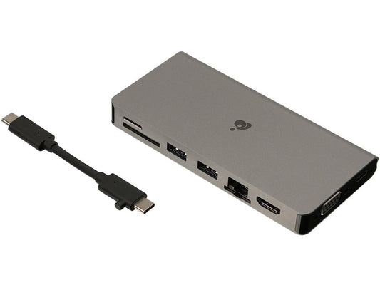 IOGEAR GUD3C08 USB-C Pocket Dock with Power Delivery 3.0