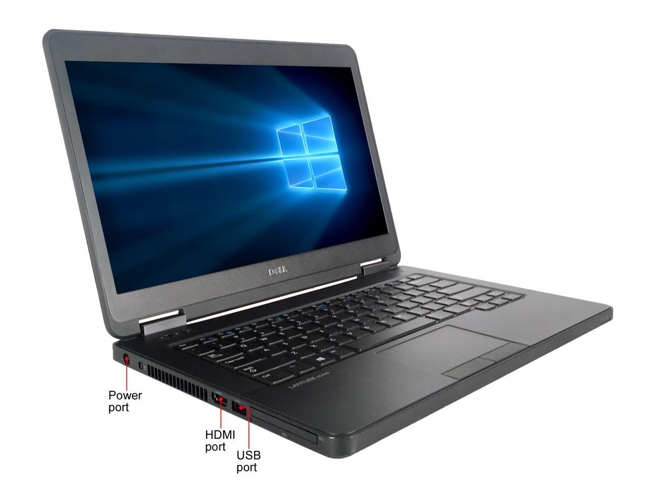 Refurbished Dell Latitude E5440 14.0" Intel Core i5-4200U 1.60GHz 8GB DDR3 360GB SSD DVD Windows 10 Professional 64 Bits 1 Year Warranty