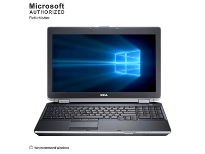 Dell Latitude E6530 15.6" HD(1366X768), Intel Core i7-3520M 2.90GHz up to 3.60GHz, 8GB DDR3, 240GB SSD, DVD-ROM, Windows 10 Profesional 64 Bit(English/Spanish), 1 Year Warranty
