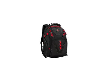 Wenger Swiss Gear MAXXUM Carrying Case (Backpack) for 16" Charger, Tablet, Business Card, Notebook, Cable - Black, Red
