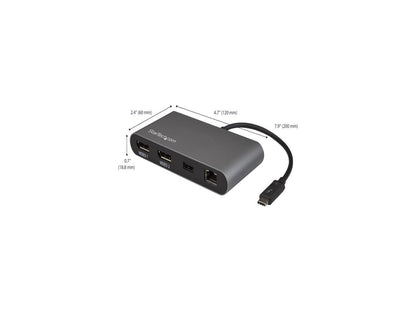 StarTech.com TB3DKM2DP Mini Dual 4K Monitor Thunderbolt 3 Dock with DisplayPort - Mac & Windows (TB3DKM2DisplayPort)