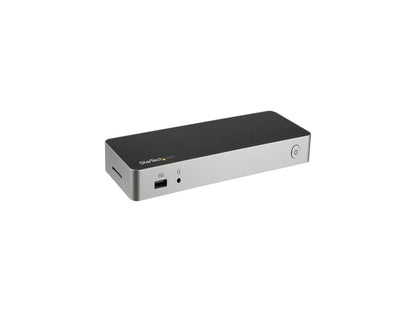 StarTech.com DK30CHDDPPD Dual Monitor USB C Dock / 60W Power Delivery / 4K DP / HDMI / Mac & Windows / Laptop Docking Station / USB C Docking Station