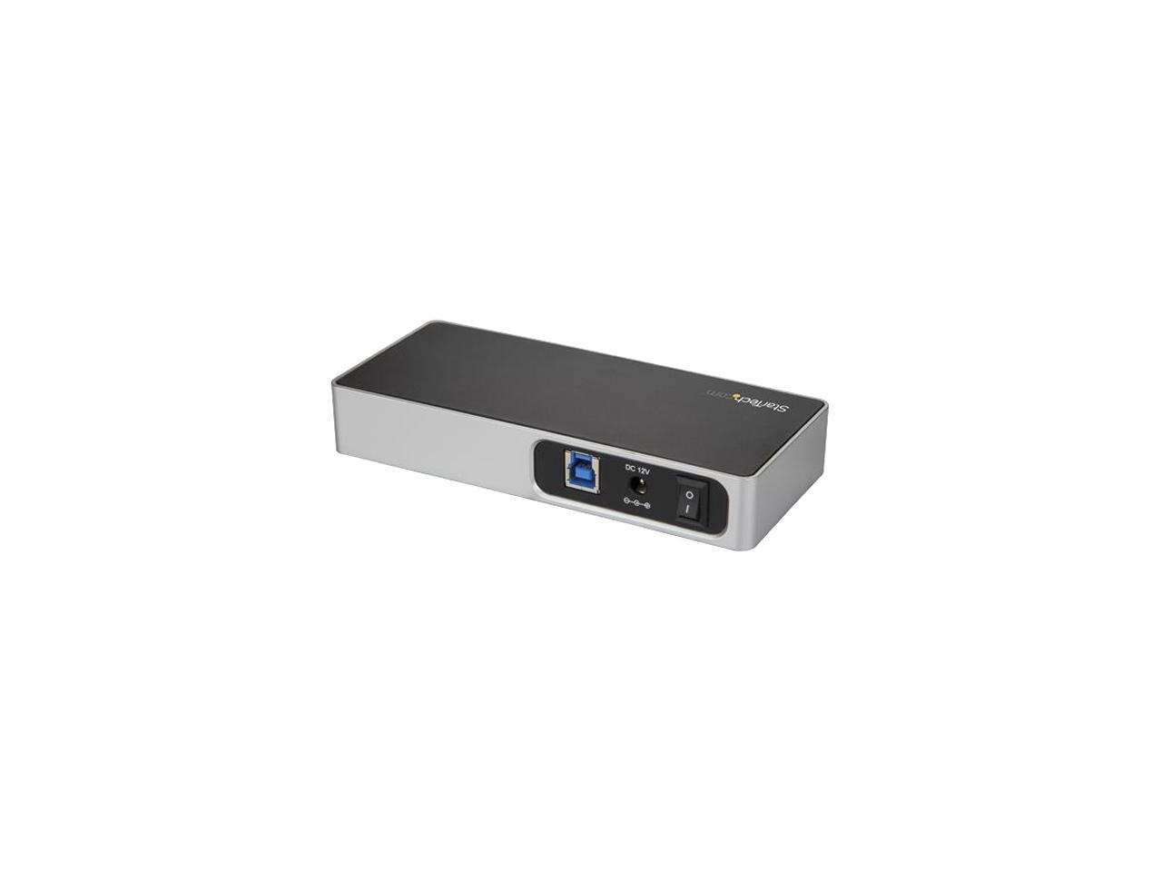 StarTech HB30C5A2CSC USB C Hub - 7 Port - USB-C to 5 x USB-A and 2 x USB-C - Charging Station - Powered USB Hub - USB Port Hub - USB Type C Hub