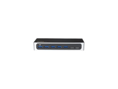 StarTech HB30C5A2CSC USB C Hub - 7 Port - USB-C to 5 x USB-A and 2 x USB-C - Charging Station - Powered USB Hub - USB Port Hub - USB Type C Hub