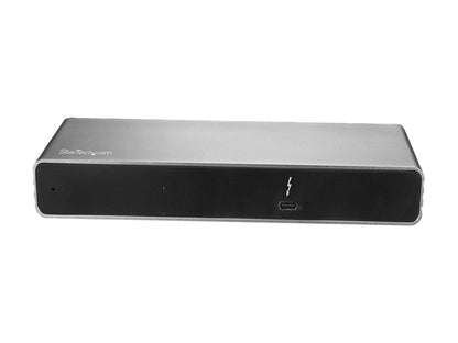 StarTech.com TB3DK2DHV Dual 4K Monitor Thunderbolt 3 Dock with DisplayPort, HDMI & VGA - 85W Power Delivery + Charging - Mac & Windows (TB3DK2DHV)