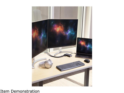 StarTech.com TB3DKM2HD Mini Dual 4K Monitor Thunderbolt 3 Dock with HDMI - Mac & Windows (TB3DKM2HD)