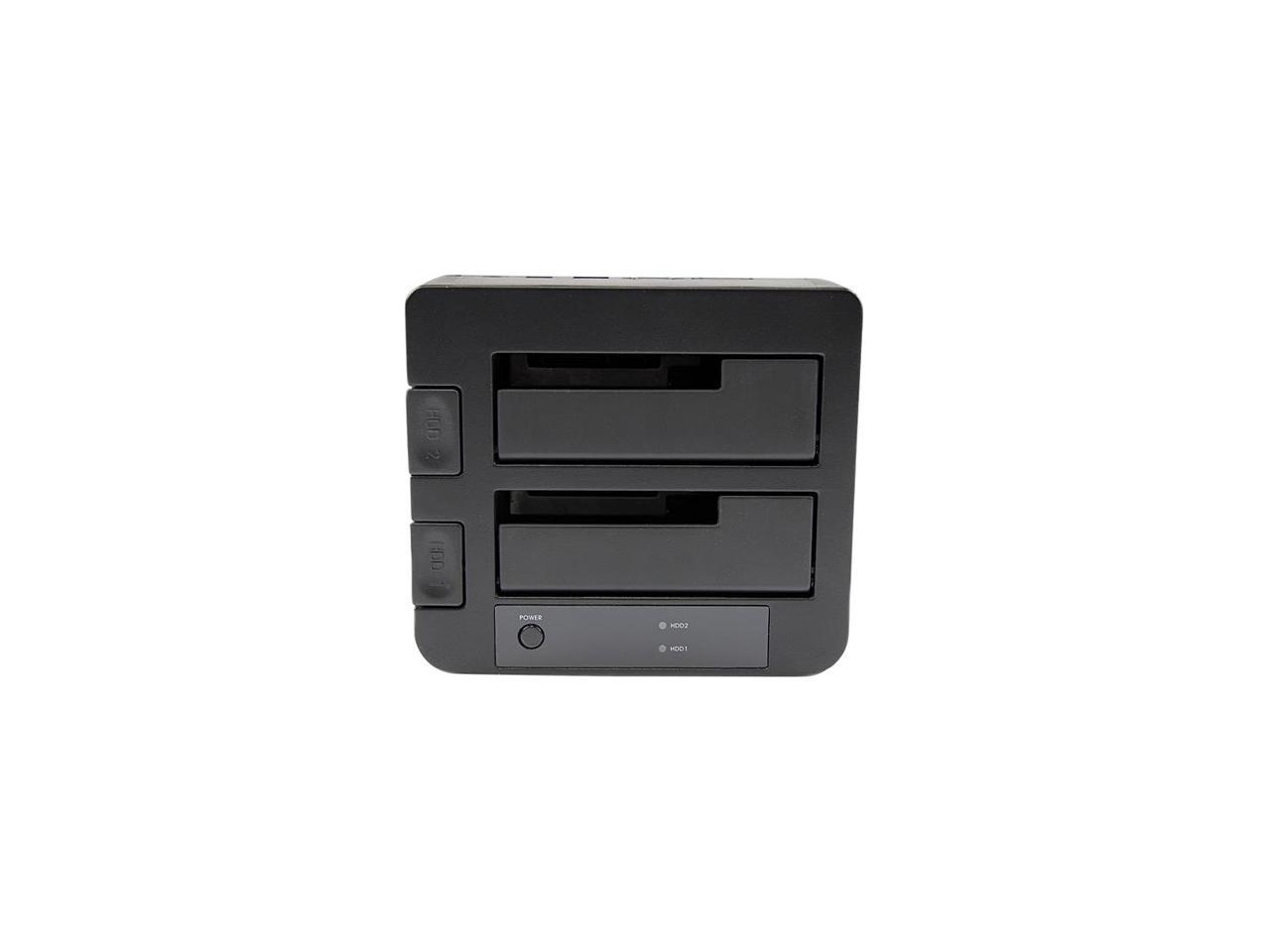 StarTech.com USB 3.0 / eSATA Dual Hard Drive Docking Station with UASP for 2.5/3.5in SATA SSD / HDD – SATA 6 Gbps USB 3.0 Dual Drive Dock