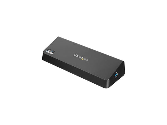 StarTech.com USB3DOCKHDPC USB 3.0 Docking Station, Windows / macOS Compatible, Supports Dual Displays, HDMI / DisplayPort or 4K Ultra HD on a Single Monitor (USB3DOCKHDPC) by StarTech.com.com
