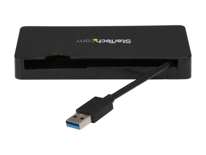 StarTech.com USB3SMDOCKHV Travel Docking Station for Laptops - HDMI or VGA - USB 3.0 - Portable Universal Laptop Mini Dock
