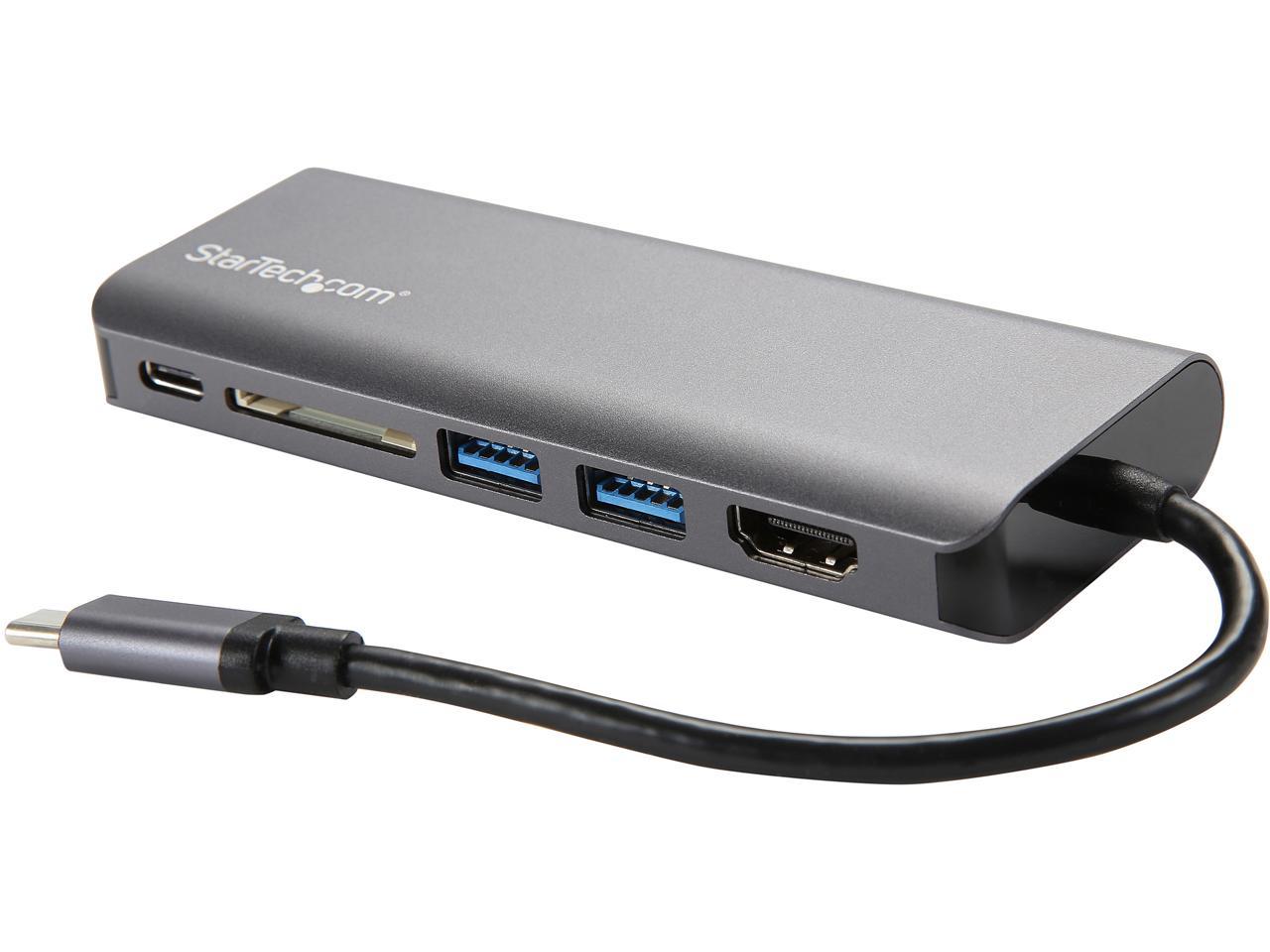 StarTech.com DKT30CSDHPD Single 4K Monitor USB C Mulitport Adapter with HDMI - SD Card Reader - Mac & Windows (DKT30CSDHPD)