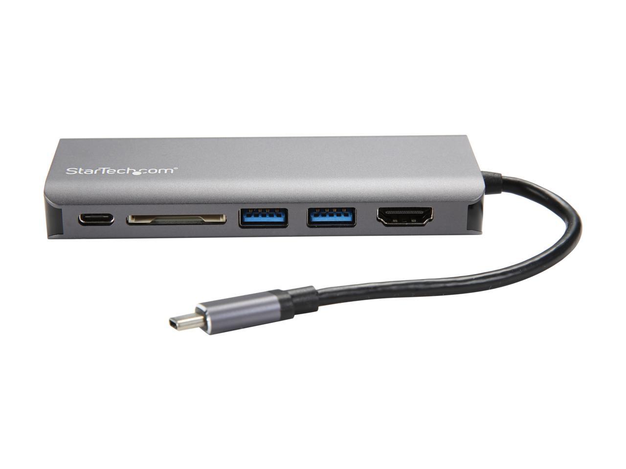 StarTech.com DKT30CSDHPD Single 4K Monitor USB C Mulitport Adapter with HDMI - SD Card Reader - Mac & Windows (DKT30CSDHPD)