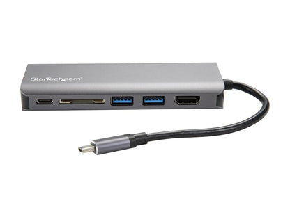 StarTech.com DKT30CSDHPD Single 4K Monitor USB C Mulitport Adapter with HDMI - SD Card Reader - Mac & Windows (DKT30CSDHPD)