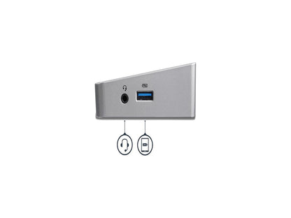 StarTech.com DK30CH2DPPD 4K USB C Dock - 60W Power Delivery - Triple Monitor USB C to HDMI DisplayPort Docking Station (DK30CH2DPPD)