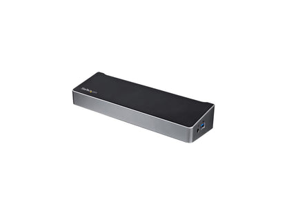 StarTech.com DK30CH2DPPD 4K USB C Dock - 60W Power Delivery - Triple Monitor USB C to HDMI DisplayPort Docking Station (DK30CH2DPPD)