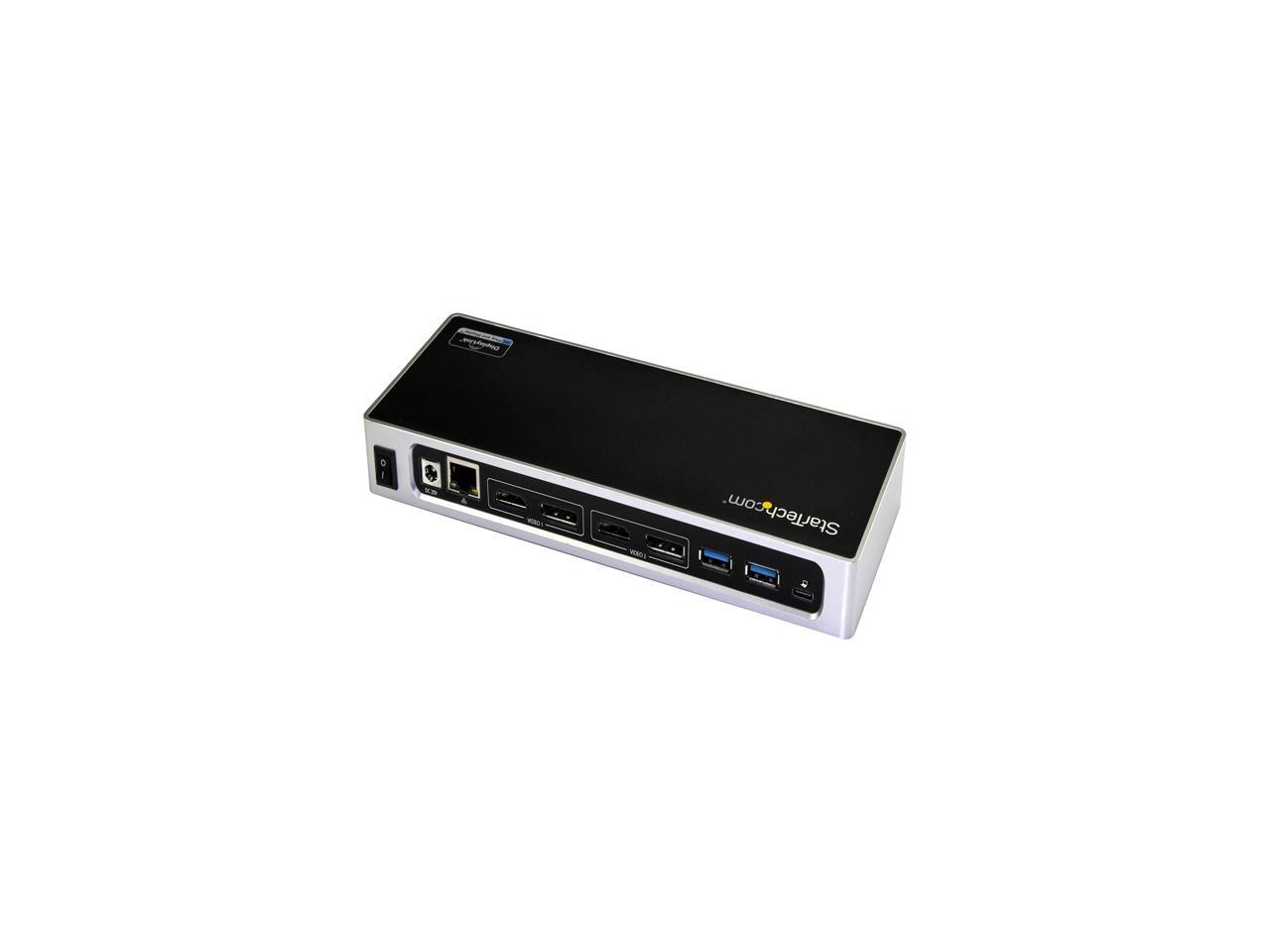StarTech.com DK30A2DH Dual 4K Docking Station with DisplayPort and HDMI - Mac & Windows