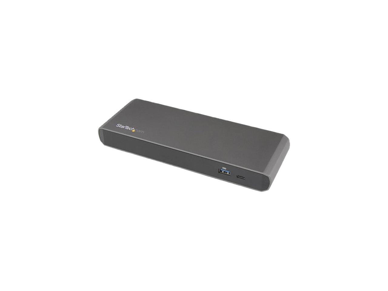 StarTech.com TB3DKDPMAW Thunderbolt 3 Docking Station - Windows & macOS - Supports Dual 4K HD Displays - TB3 Laptop Dock (TB3DKDPMAW)