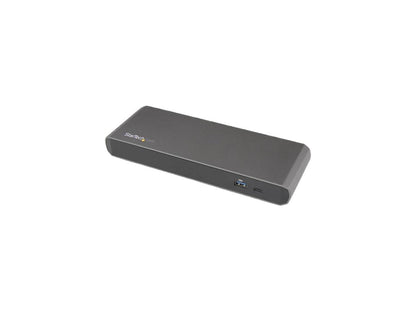StarTech.com TB3DKDPMAW Thunderbolt 3 Docking Station - Windows & macOS - Supports Dual 4K HD Displays - TB3 Laptop Dock (TB3DKDPMAW)