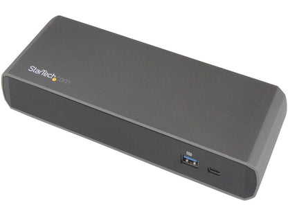 StarTech.com TB3DKDPMAW Thunderbolt 3 Docking Station - Windows & macOS - Supports Dual 4K HD Displays - TB3 Laptop Dock (TB3DKDPMAW)
