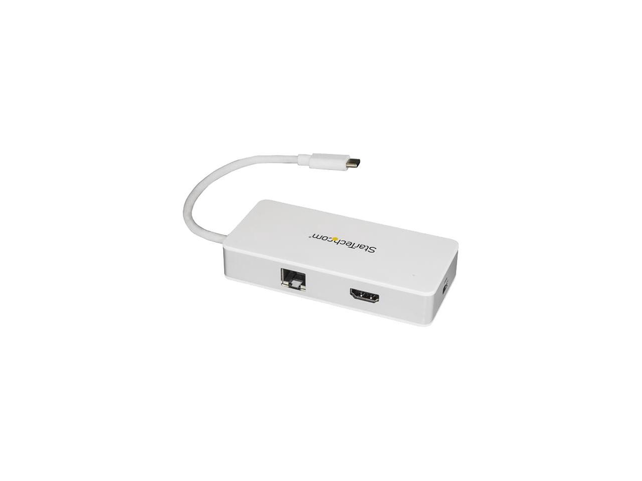StarTech.com DKT3CHSD4GPD USB C Multiport Adapter - 4K HDMI - SD / SDHC / SDXC - Power Delivery (USB PD) - USB-C to USB Adapter - USB Type C Adapter