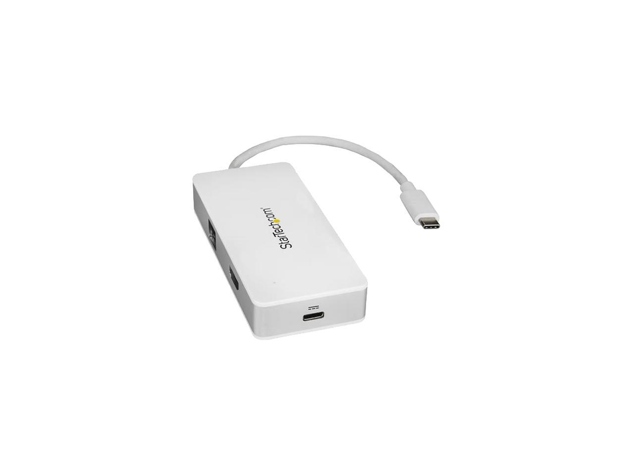 StarTech.com DKT3CHSD4GPD USB C Multiport Adapter - 4K HDMI - SD / SDHC / SDXC - Power Delivery (USB PD) - USB-C to USB Adapter - USB Type C Adapter