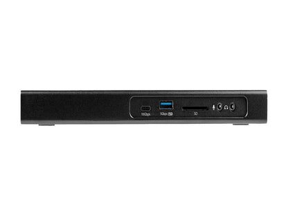 StarTech.com Dual 4K 60Hz Thunderbolt 3 Dock - PCIe M.2 Slot - SD 4.0 Slot - TB3 to DP Laptop Docking Station (TB3DK2DPM2)