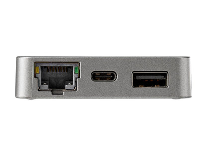 StarTech.com DKT31CHVL USB-C Multiport Adapter - USB 3.1 Gen 2 Type-C Mini Dock - USB-C to 4K HDMI or 1080p VGA Video - 10Gbps USB-A USB-C, GbE - Portable Travel Laptop Dock - Works w/ Thunderbolt 3 (
