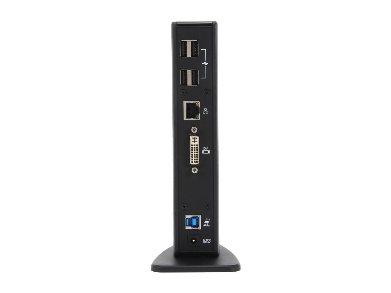 Kensington Black K33970US USB 3.0 Docking Station with DVI/HDMI/VGA Video (sd3000v)