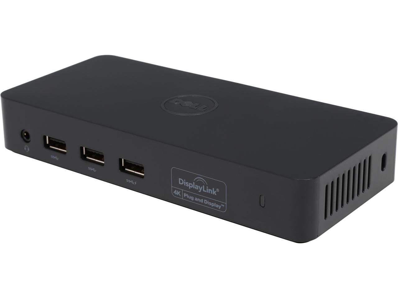 Dell Triple Display USB 3.0 Universal Dock for Ultra HD 4K Resolution Model 452-BBPG (D3100)