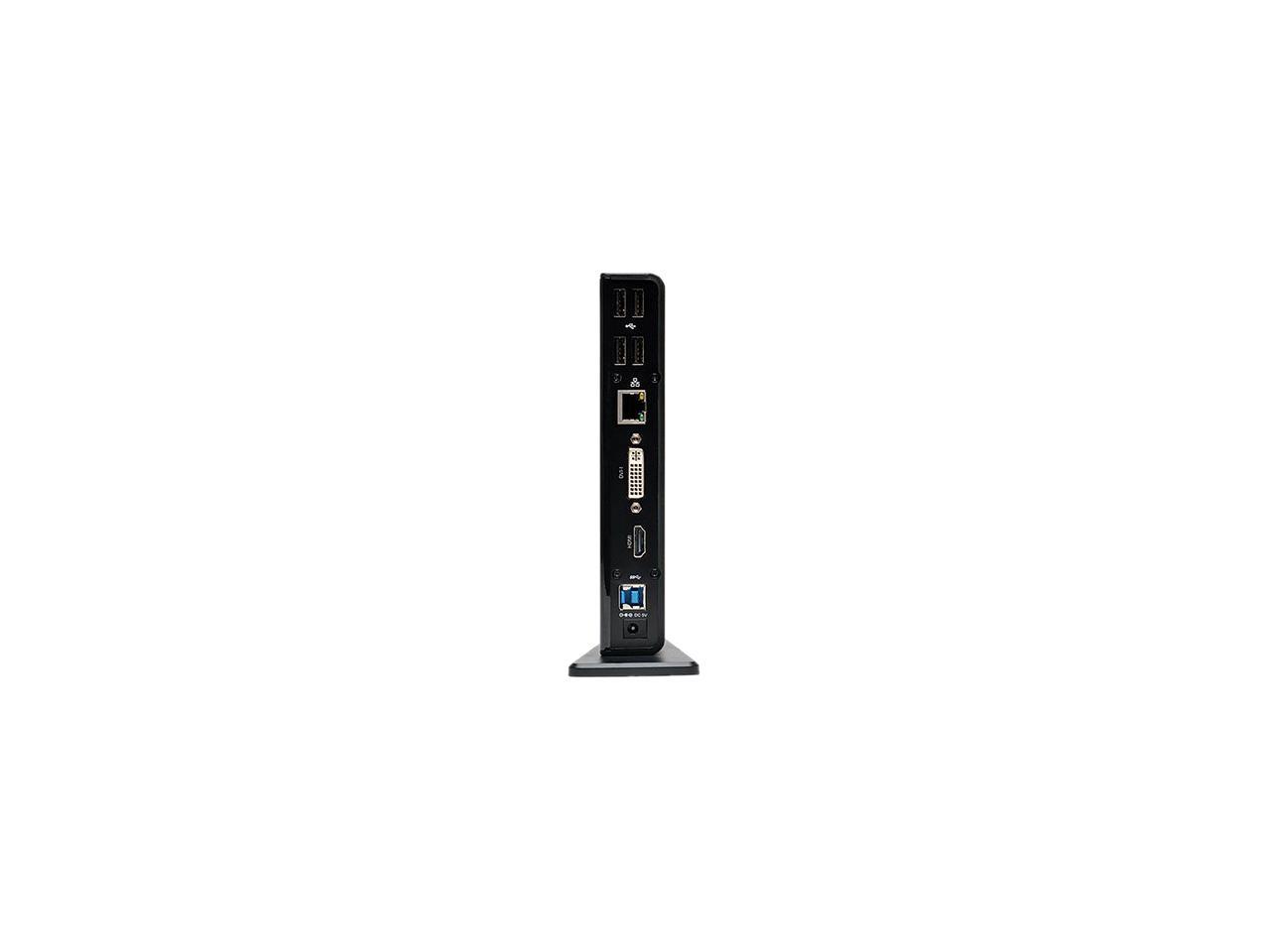 Tripp Lite USB 3.0 SuperSpeed Laptop Dual Head Docking Station - HDMI and DVI Video, Audio, USB Hub Ports and Ethernet (U342-DHG-402)