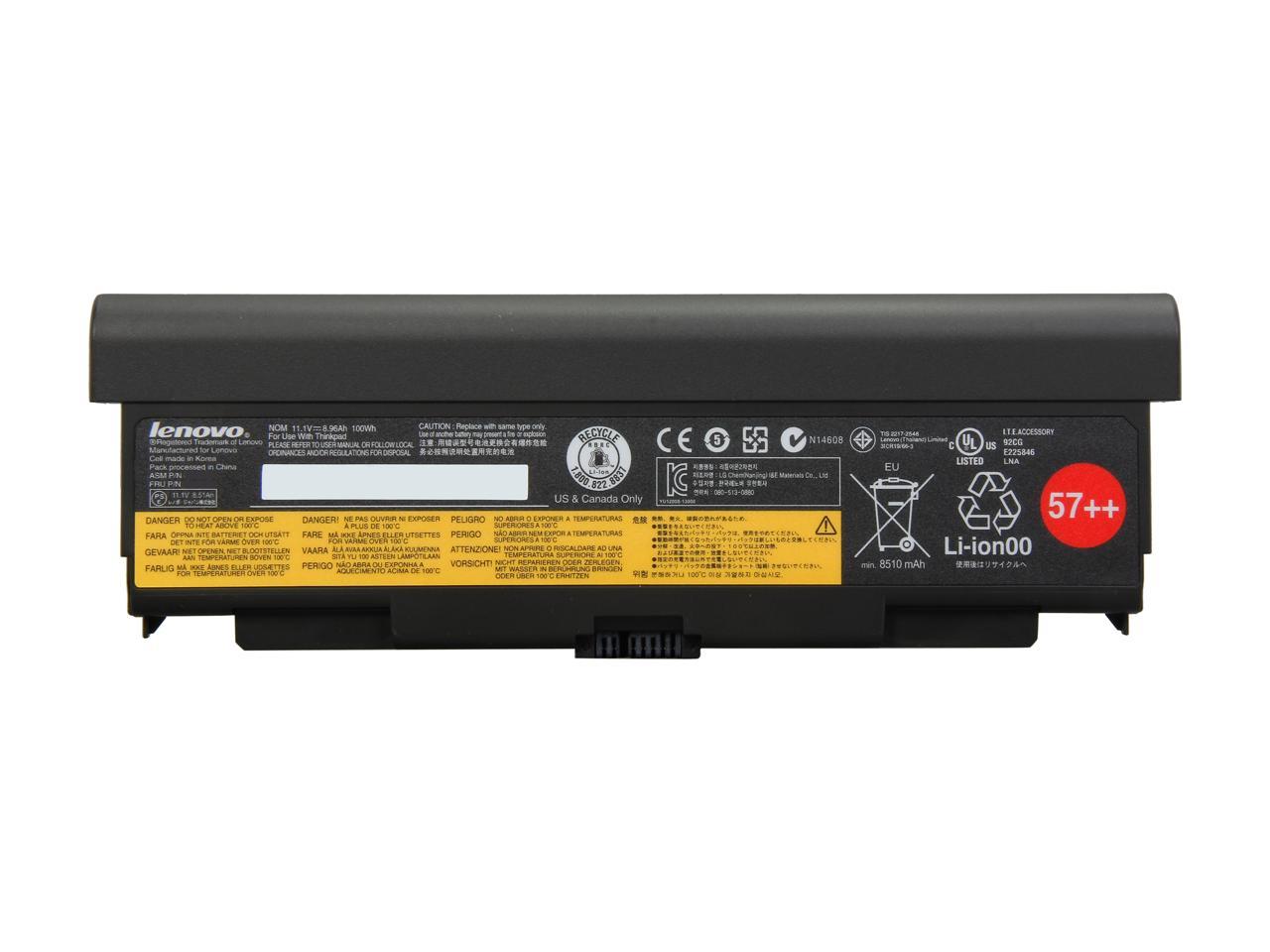 Lenovo 57++ 9 Cell Lithium-Ion Notebook Battery for Lenovo ThinkPad T440p / L440 / L540