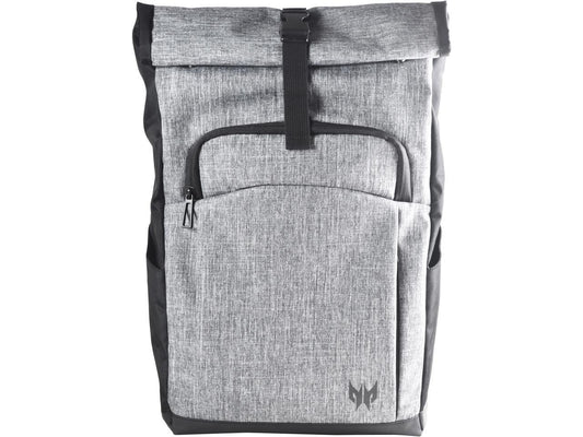 Acer Gray, Black Predator Rolltop Jr. Backpack Model NP.BAG1A.292
