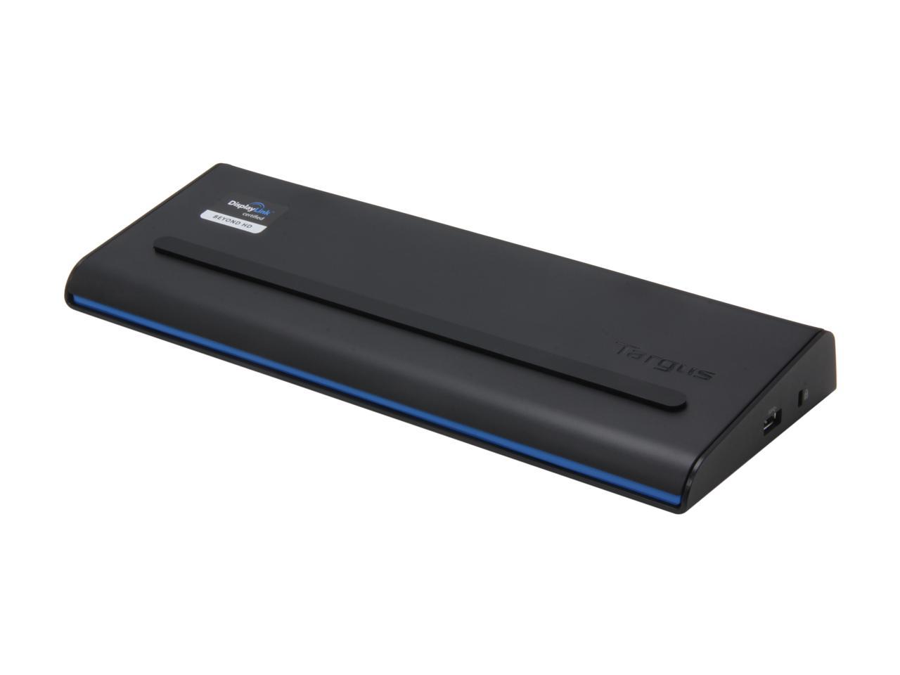 Targus Universal USB 3.0 DV Docking Station with Power (Black) - ACP71USZ
