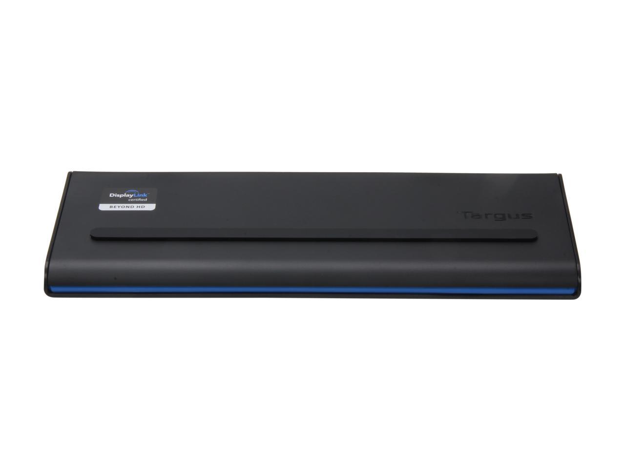 Targus Universal USB 3.0 DV Docking Station with Power (Black) - ACP71USZ