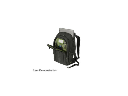 Targus Black 17" Spruce EcoSmart Backpack Model TBB019US