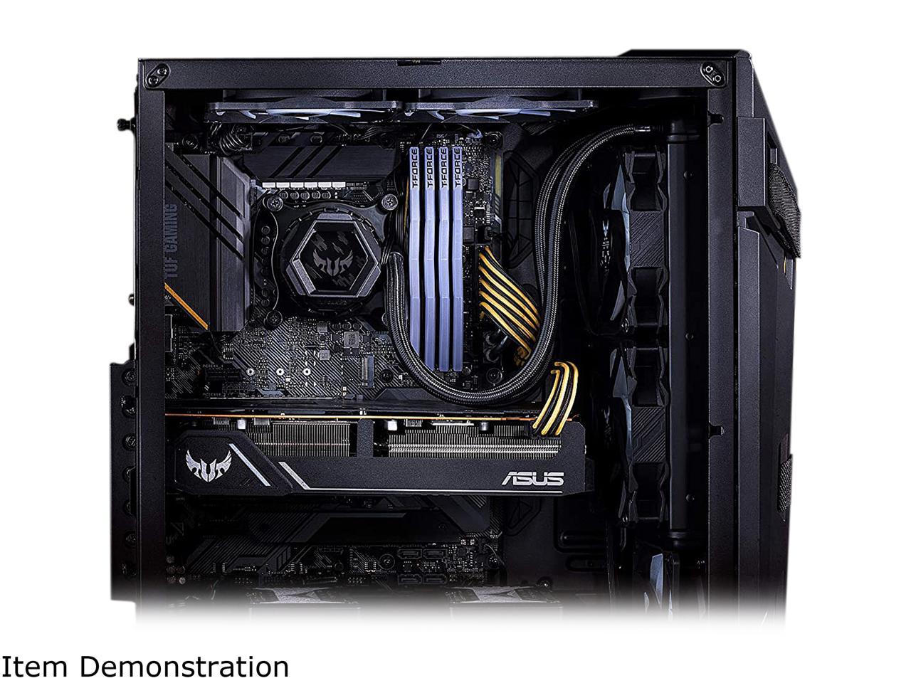 ASUS TUF Gaming LC 240 RGB All-in-one Liquid CPU Cooler, Aura Sync, TUF 120mm RGB Radiator Fans with Fan Blade Groove Design