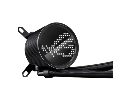ASUS ROG RYUO III 240 ARGB All-in-one AIO Liquid CPU Cooler 240mm Radiator, Asetek 8th gen pump solution, Anime Matrix™ LED Display and ROG AF 12S ARGB fan