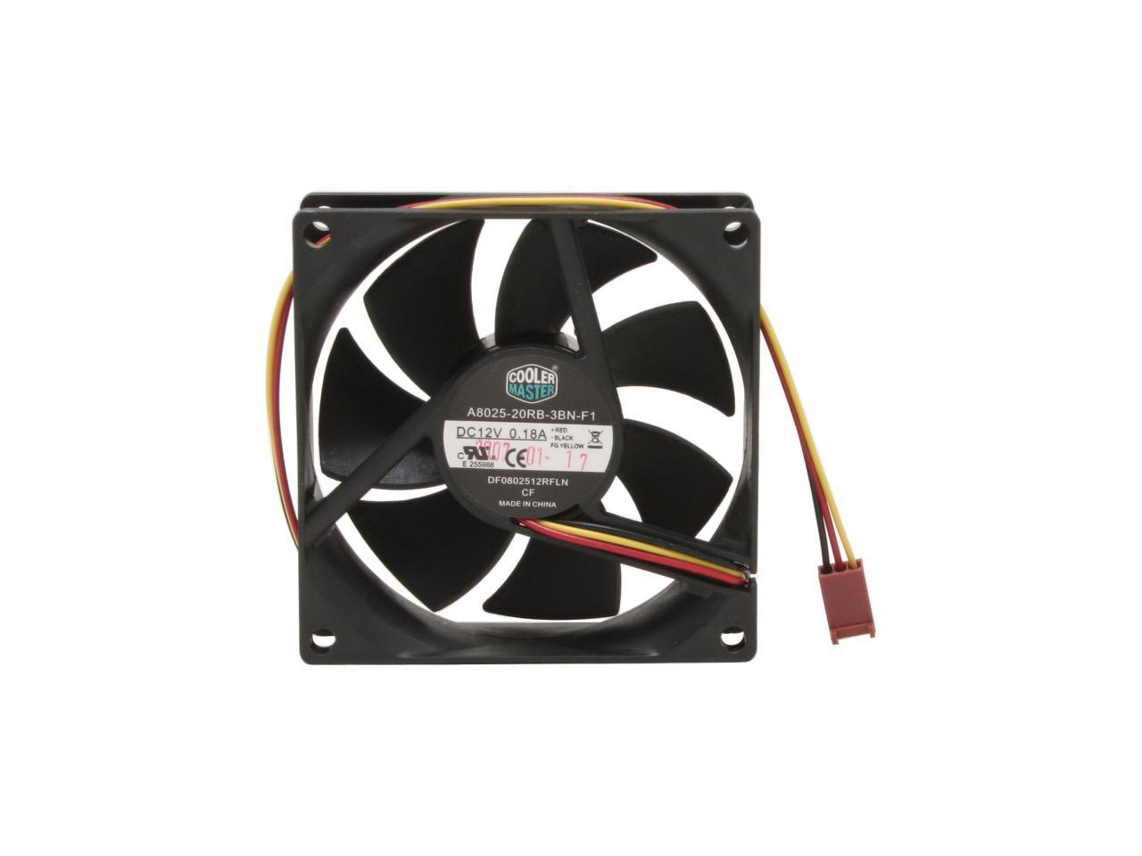 Cooler Master Rifle Bearing 80mm Silent Cooling Fan for Computer Cases and CPU Coolers