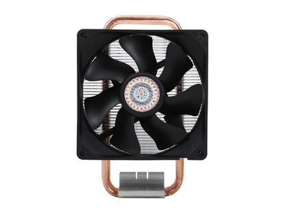 Cooler Master Hyper T2 Compact CPU Cooler Dual Looped, CDC Heatpipes, 92mm PWM Fan, Aluminum Fins for AMD Ryzen/Intel LGA1200/1151
