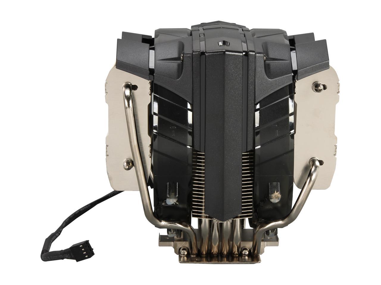 Cooler Master V8 GTS High Performance CPU Cooler, Horizontal Vapor Chamber, 8 Heatpipes, Aluminum Fins, Dual 120mm Fans, Red LED, AMD /Intel LGA1200/1151/2066