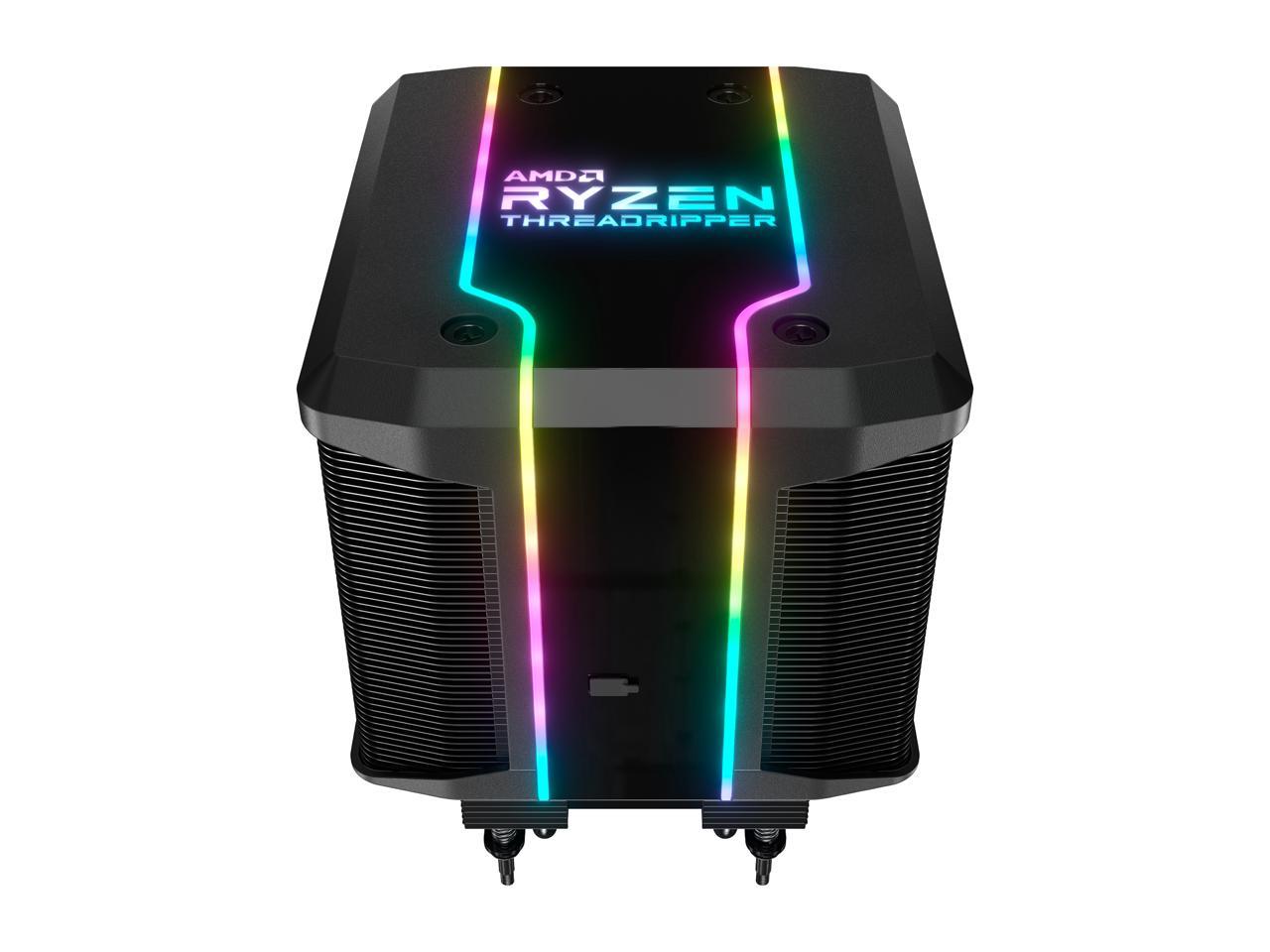 Cooler Master AMD Wraith Ripper ThreadRipper TR4 High Performance CPU Air Cooler, Addressable RGB Threadripper logo’s display, 7 Heat Pipes, Dual Tower Heatsink, Wraith Armor Air-Guide