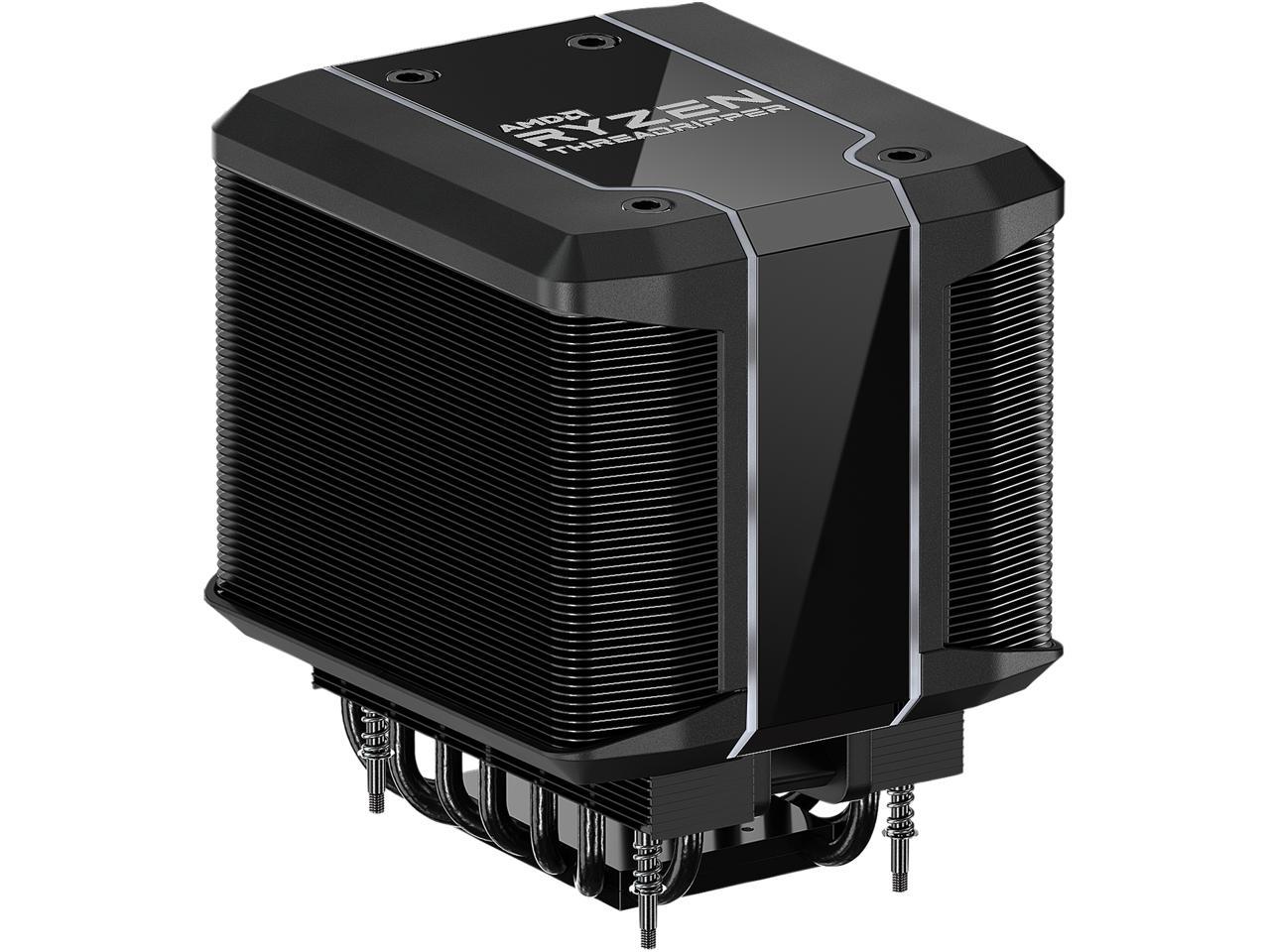 Cooler Master AMD Wraith Ripper ThreadRipper TR4 High Performance CPU Air Cooler, Addressable RGB Threadripper logo’s display, 7 Heat Pipes, Dual Tower Heatsink, Wraith Armor Air-Guide